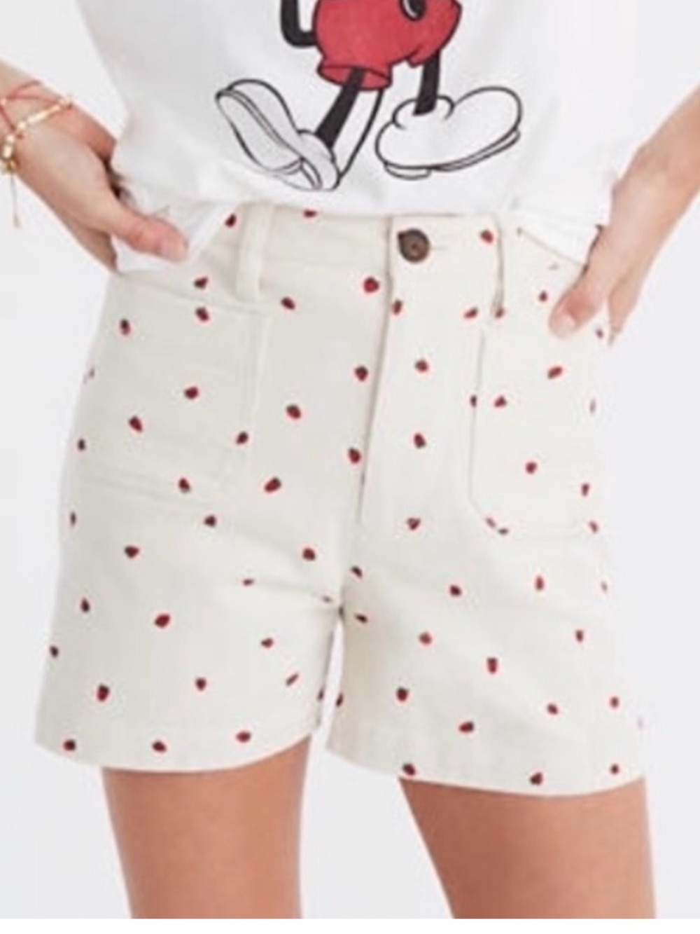 Madewell Emmett Shorts Fresh Strawberry,25